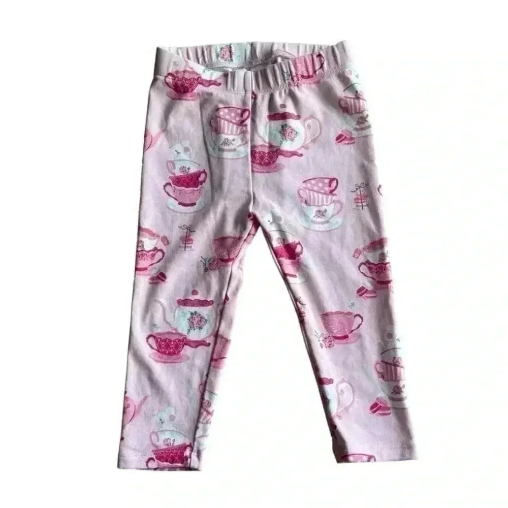 Gymboree Children’s Place Cotton Comfy Cropped Leggings Pairs SZ 5/6 #1652